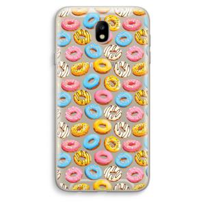 Pink donuts: Samsung Galaxy J7 (2017) Transparant Hoesje