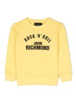 John Richmond Junior sweat Ociuk à logo imprimé - Jaune - thumbnail