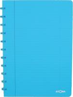 Atoma Trendy schrift, ft A4, 144 bladzijden, gelijnd, transparant turkoois