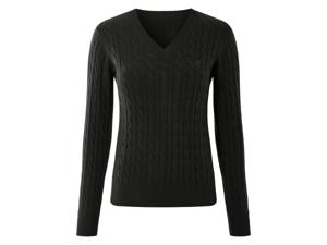 esmara Gebreide dames trui (Zwart, M (40/42))