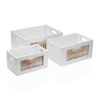 Mand Versa Adda Hout 26 x 18 x 36 cm 36 x 26 x 18 cm 31 x 21 x 26 cm 26 x 16 x 14 cm