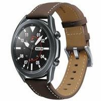 Premium Leather bandje - Donkerbruin - Samsung Galaxy Watch 6 - 40mm & 44mm