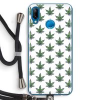 Weed: Huawei P20 Lite Transparant Hoesje met koord