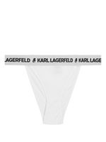 Karl Lagerfeld culotte à taille à logo - Blanc - thumbnail