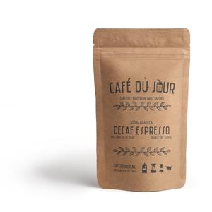 Café du Jour 100% arabica Decaf Espresso 250 gram