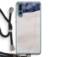 Stone White: Huawei P20 Pro Transparant Hoesje met koord