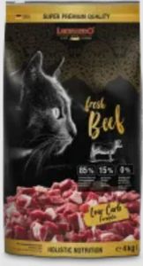 Leonardo Cat Food LEONARDO fresh Beef droogvoer voor kat 4 kg Volwassen Rundvlees, Gevogelte