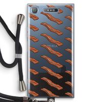 Bacon to my eggs #2: Sony Xperia XZ1 Transparant Hoesje met koord
