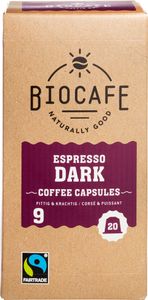Bio Cafe Koffiecapsules Espresso Dark