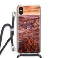 Mars: iPhone XS Max Transparant Hoesje met koord