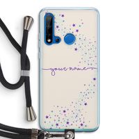 Sterren: Huawei P20 Lite (2019) Transparant Hoesje met koord