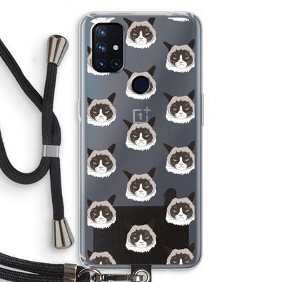 It's a Purrr Case: OnePlus Nord N10 5G Transparant Hoesje met koord