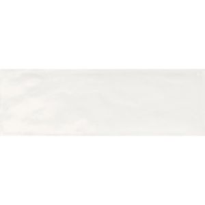 Ragno Brick glossy Wandtegel 10x30cm 7.5mm witte scherf White 1030885