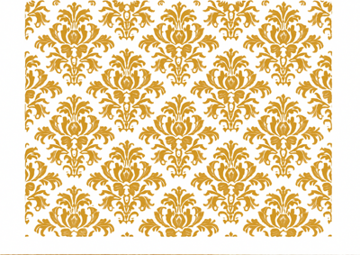 Barok damastpatroon behang hal