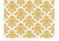 Barok damastpatroon behang hal