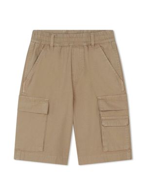 Marc Jacobs Kids short cargo en coton mélangé - Marron