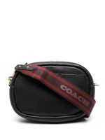 Coach sac à bandoulière à design ovale - Noir