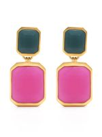 Saint Laurent boucles d'oreilles à design bicolore - thumbnail