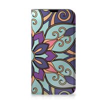 iPhone 13 Mini Smart Cover Purple Flower