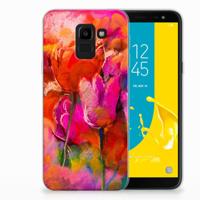 Smartphone hoesje Samsung Galaxy J6 2018 Tulips
