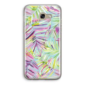 Tropical Palms Blue: Samsung Galaxy A5 (2017) Transparant Hoesje