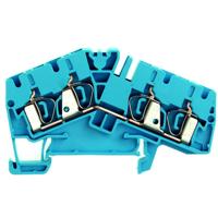 Weidmüller 1806990000-100 Doorgangsserieklem Spanveer Blauw 100 stuk(s)