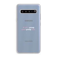 uzelf graag zien: Samsung Galaxy S10 5G Transparant Hoesje