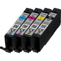 Canon Inktcartridge CLI-581CMYK Multipack Origineel Combipack Foto zwart, Cyaan, Magenta, Geel 2103C004
