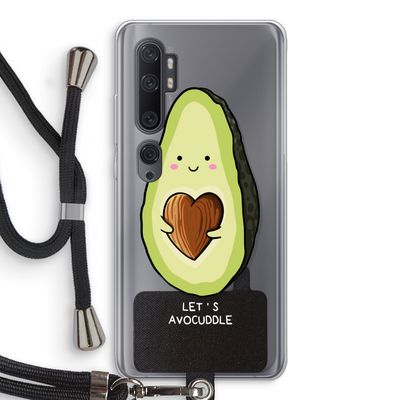 Avocuddle: Xiaomi Mi Note 10 Pro Transparant Hoesje met koord