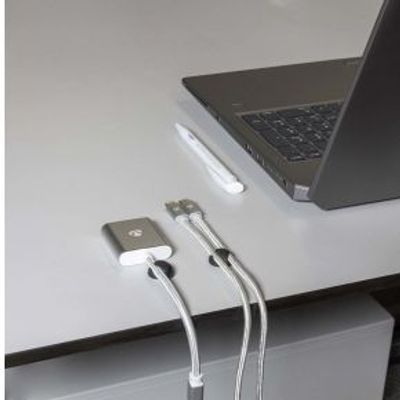 Nedis Kabelmanagement Kabelclip Click & Go 6 Stuks Aantal slots: 2 Sleuven