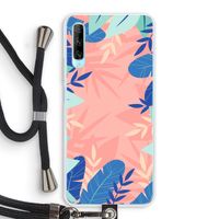 Tropisch: Huawei P Smart Pro Transparant Hoesje met koord