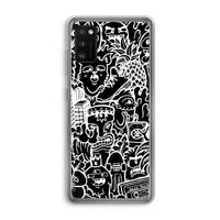 Vexx Black Mixtape: Samsung Galaxy A41 Transparant Hoesje