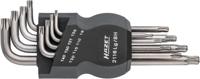 HAZET Set met haakse schroevendraaiers 2116LG/8H · Binnen-TORX®-profiel · 8-delig · T9 · T10 · T15 · T20 · T25 · T27 · T30 · T40