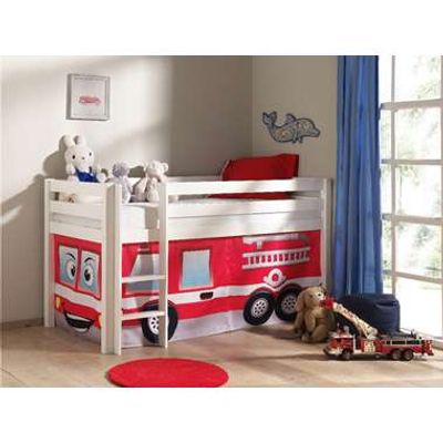 Vipack halfhoogslaper Pino brandweerset - wit