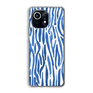 Blauwe nerven: Xiaomi Mi 11 Transparant Hoesje