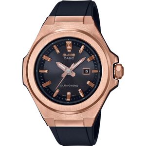 Horlogeband Casio MSG-S500G-1A Kunststof/Plastic Zwart
