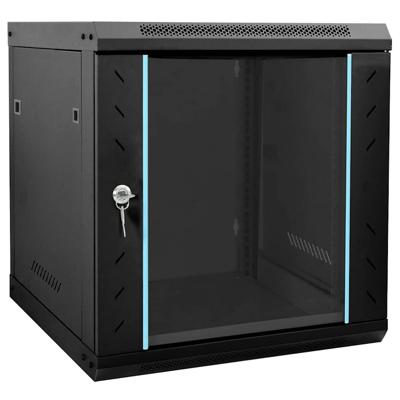 Netwerk kabinet met opslag Zwart 53 x 60 x 60 cm Staal