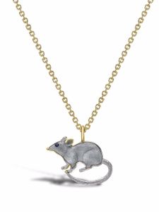 Pragnell collier Zodiac Rat en or 18ct à pendentif