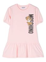 Moschino Kids robe à coupe évasée - Rose