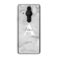 Ivory Marble: Sony Xperia Pro-I Transparant Hoesje