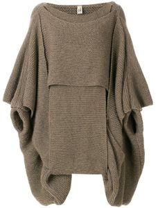 Comme Des Garçons Pre-Owned knitted sweater - Marron