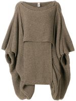 Comme Des Garçons Pre-Owned knitted sweater - Marron - thumbnail