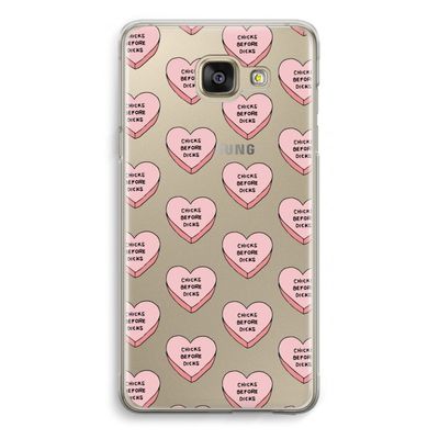 Chicks before dicks: Samsung Galaxy A5 (2016) Transparant Hoesje