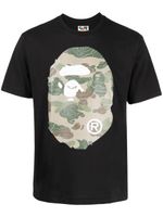 A BATHING APE® t-shirt en coton à imprimé graphique - Noir - thumbnail