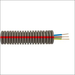 Pipelife Preflex flex 16mm met 3x2,5mm Bruin Blauw Geel/Groen Rol 100 meter