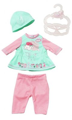 Baby Annabell kledingset voor pop tot 36 cm groen 4 delig