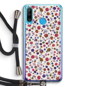 Planets Space: Huawei P30 Lite Transparant Hoesje met koord