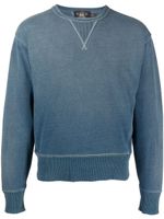 Ralph Lauren RRL sweat French Terry - Bleu