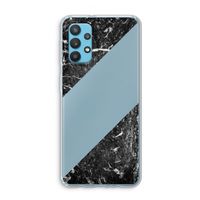 Zwart marmer: Samsung Galaxy A32 4G Transparant Hoesje