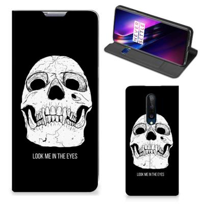 Mobiel BookCase OnePlus 8 Skull Eyes Mobiel BookCase OnePlus 8 Skull Eyes